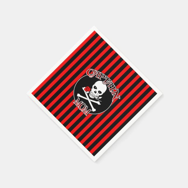 Captain Mom Paper Napkins (Corner)