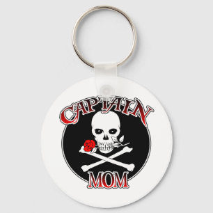 Captain Mom (Rose)Keychain Keychain