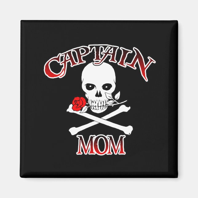 Captain Mom (Rose)Magnet Magnet (Front)