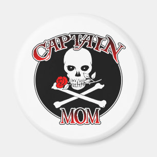 Captain Mom (Rose)Magnet Magnet