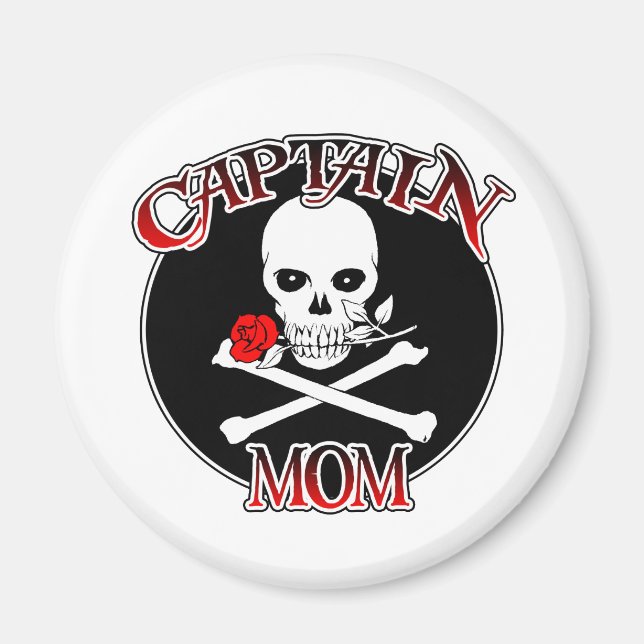 Captain Mom (Rose)Magnet Magnet (Front)