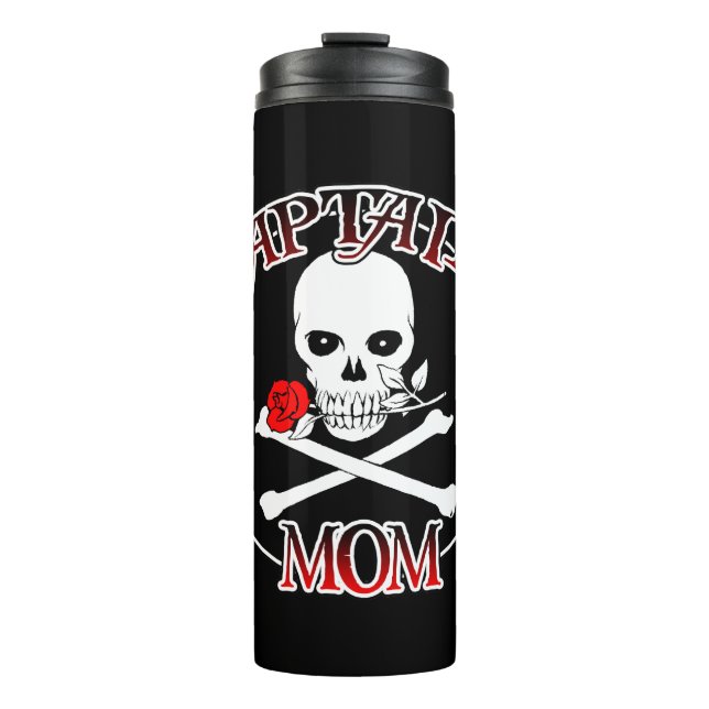 Captain Mom Thermal Tumbler (Front)