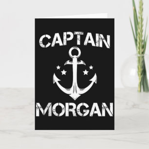 Captain Morgan Funny Birthday Ised Surname Clan Gi Card