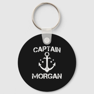 Captain Morgan Funny Birthday Ised Surname Clan Gi Keychain
