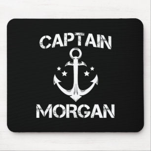 Captain Morgan Funny Birthday Personalised Surname Mouse Pad