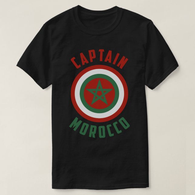 Captain morocco T-Shirt (Design Front)