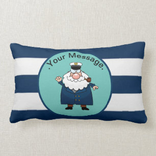 Captain Nautical Lumbar Pillow