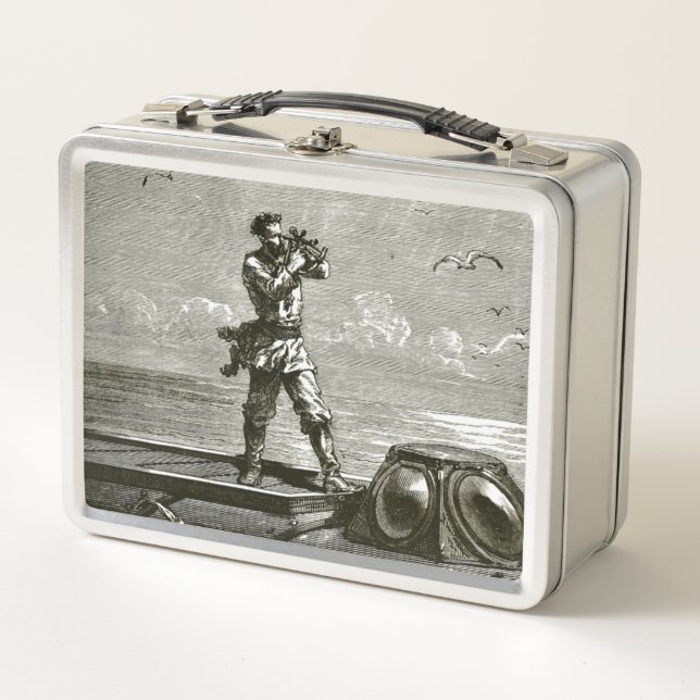 Captain Nemo from 20000 Leagues Under the Sea Metal Lunch Box (Front)