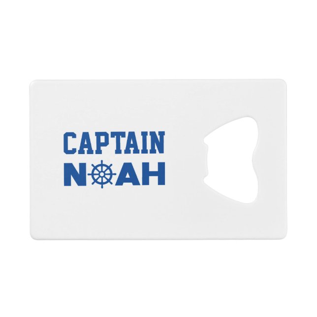 Captain Noah Credit Card Bottle Opener (Front (Horizontal))