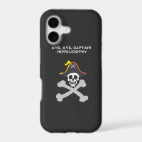 Captain Noteworthy Skull and Crossbones Pirate