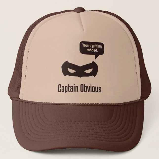 Captain Obvious Hat (Front)