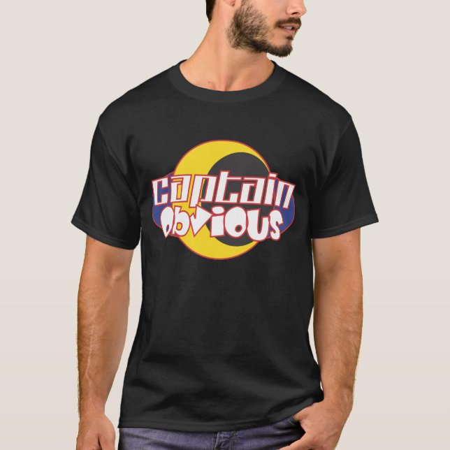 Captain Obvious Logo T-Shirt (Front)