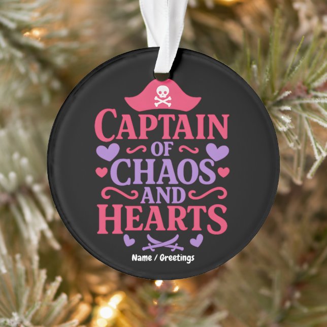 Captain of Chaos and Hearts Pirate Graphic (Arbre)