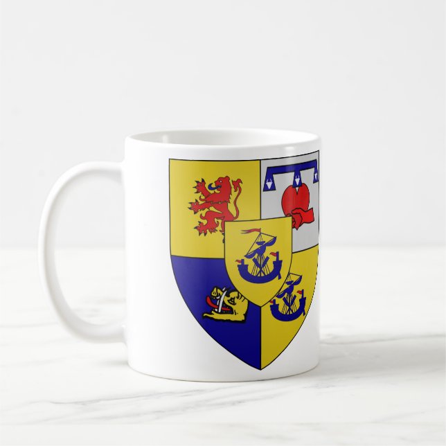 Captain Of Clan Chattan Arms Coffee Mug (Left)