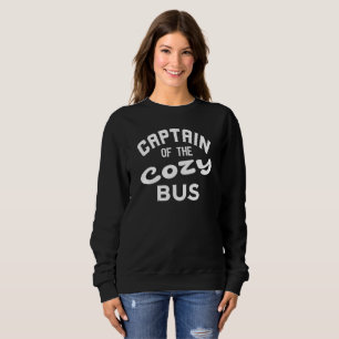 Captain Of The Cozy Bus, Winter, Cozy Season, Sweatshirt