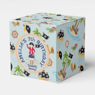 Captain of the Pirate Ship Birthday Party Favor Box