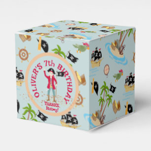 Captain of the Pirate Ship Birthday Party Favor Box