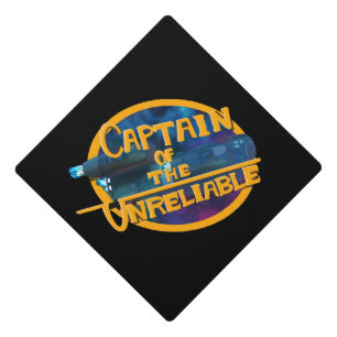 Captain of the Unreliable Graduation Cap Topper