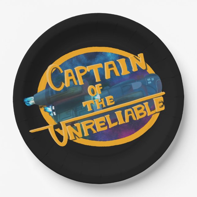 Captain of the Unreliable Paper Plate (Front)