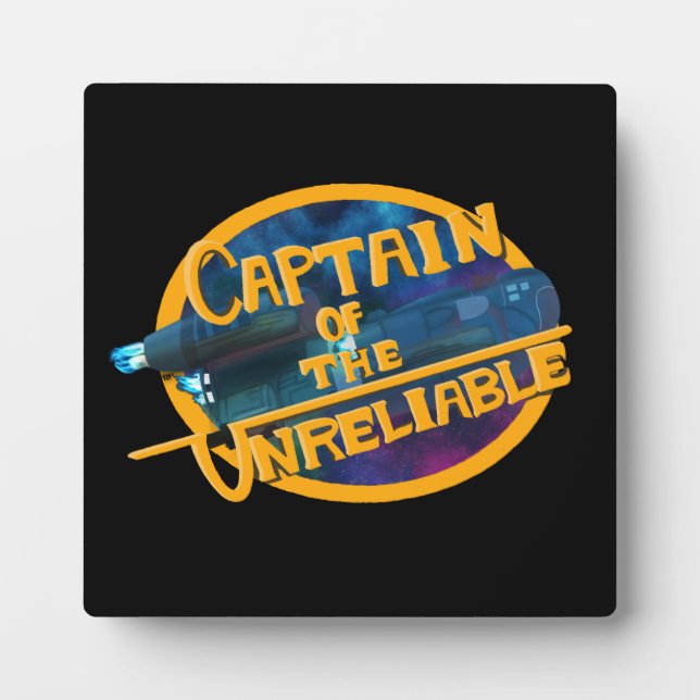 Captain of the Unreliable Plaque (Front)