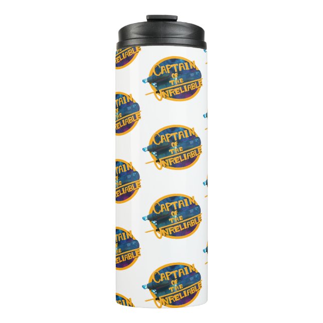 Captain of the Unreliable Thermal Tumbler (Front)