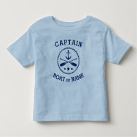 Captain or Boat Name Nautical Anchor oars stars