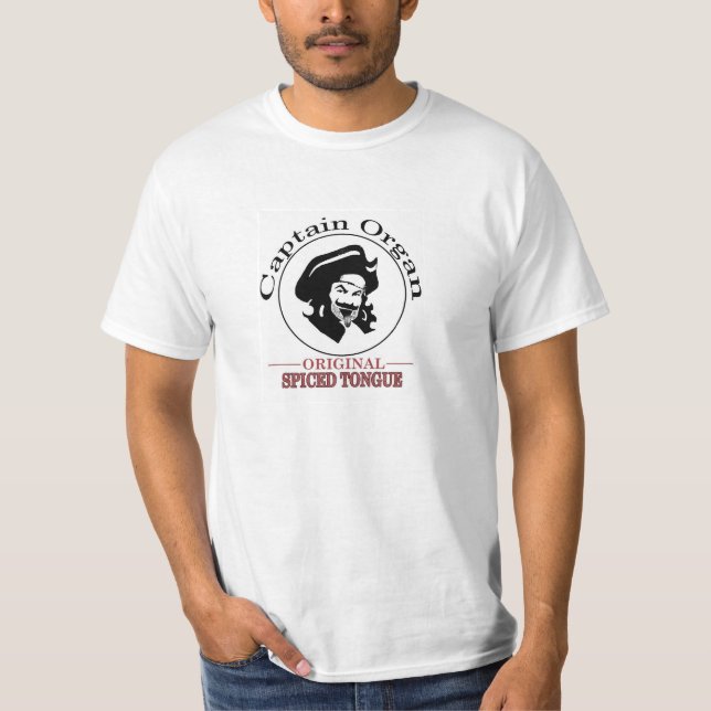 captain organ... funny tee (Front)