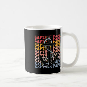 Captain Papa Groovy Boating Papa Coffee Mug