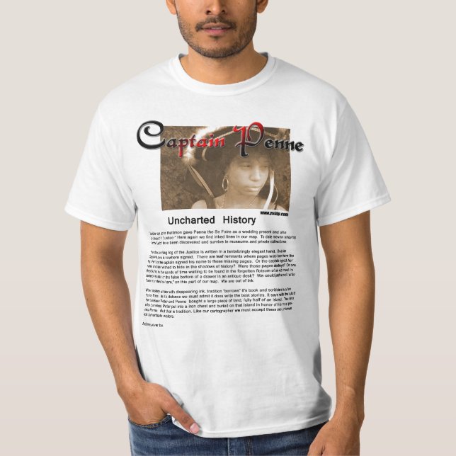 Captain Penne Tee Shirt Book chapter six (Front)