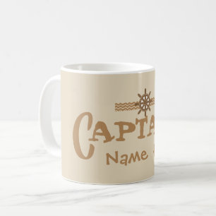 Captain personalized boat cup