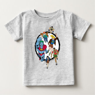 Captain Planet and the Planeteers Circle Graphic Baby T-Shirt
