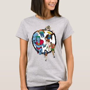 Captain Planet and the Planeteers Circle Graphic T-Shirt