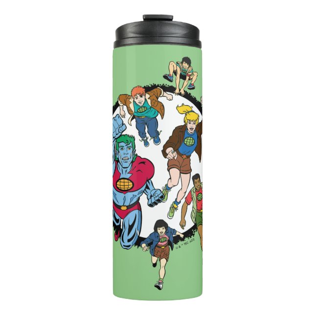 Captain Planet and the Planeteers Circle Graphic Thermal Tumbler (Front)