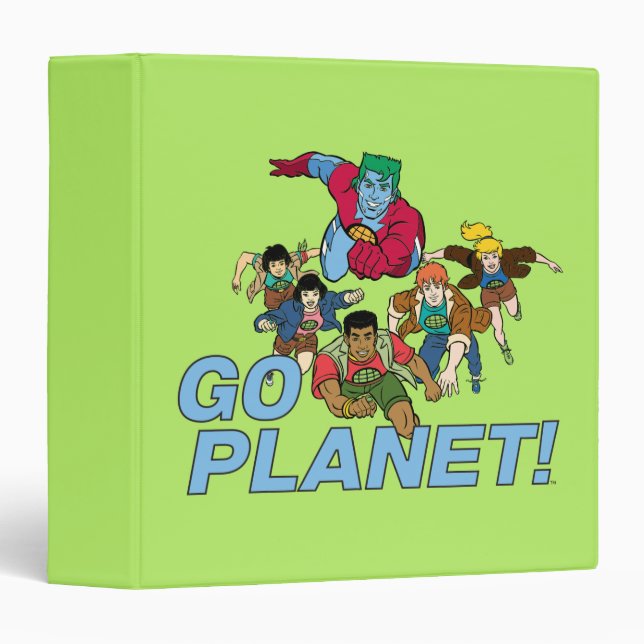 Captain Planet and the Planeteers - Go Planet! Binder (Front/Spine)