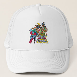 Captain Planet & the Planeteers Group Logo Graphic Trucker Hat