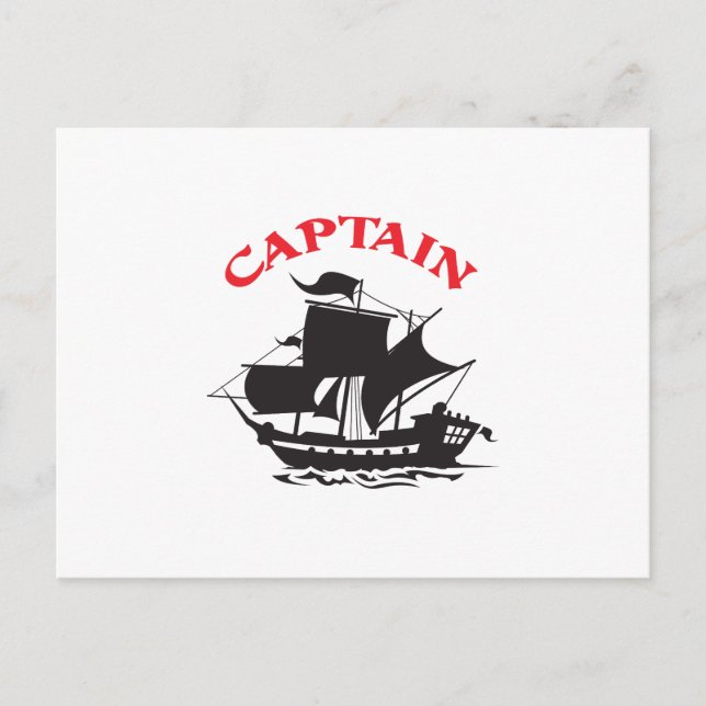 CAPTAIN POSTCARD (Front)