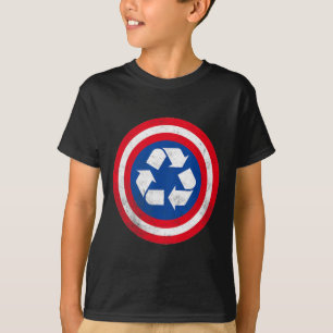 Captain Recycle Earth Day 1  T-Shirt
