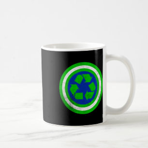 Captain Recycle Earth Day Coffee Mug
