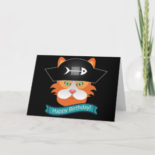 Captain Red - Greeting Card, Standard white envelo Card