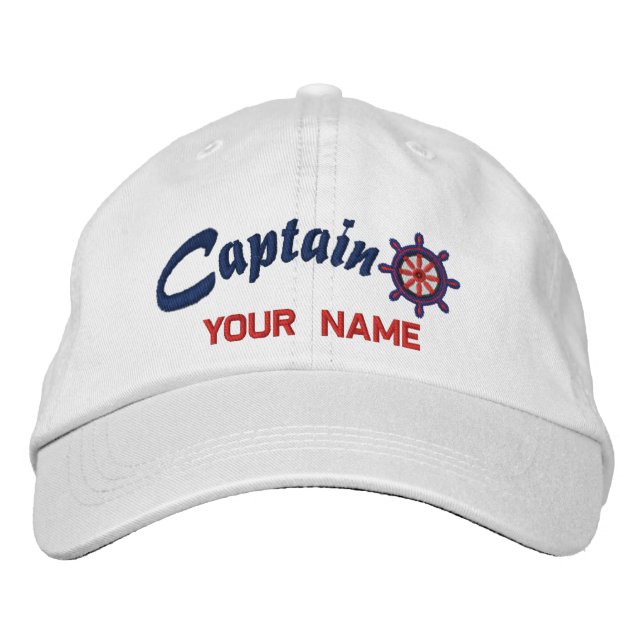 CAPTAIN Roue Casquette personnalisé (Devant)
