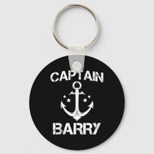 Captain Rry Funny Birthday Personalized Surname Cl Keychain