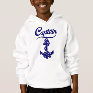 Captain Sailboat Anchor Nautical Design