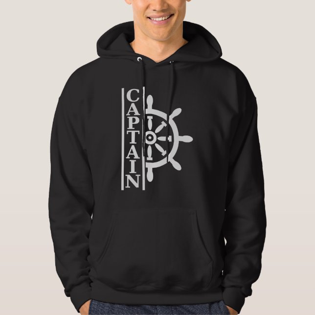 Captain Sailing Licence Hoodie (Front)