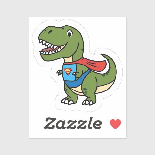 Captain Saurus Sticker (Sheet)