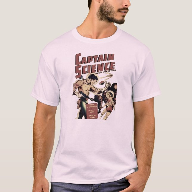 Captain Science #1 Artwork T-Shirt (Front)