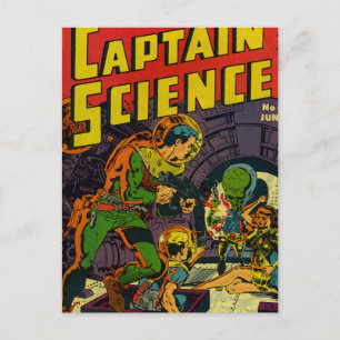 Captain Science Postcard