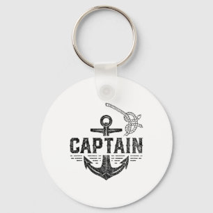 Captain Ship Boat Owner Skipper Lover Keychain