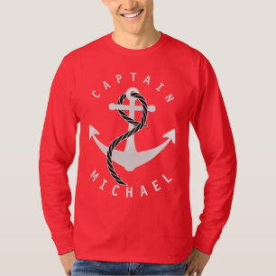 Captain Shirt Anchor Personalized