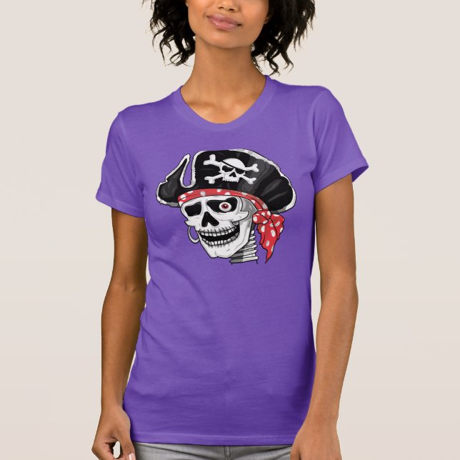 Captain Skull Pirate T-Shirt (Front)