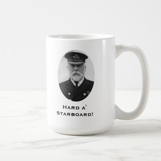 Captain Smith Titanic Coffee Mug (Right)